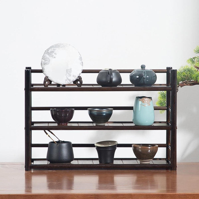 Tabletop Display Rack Multi Layer Jars for Dorm Room Cabinet Home Decoration 3 Layer