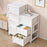 Storage Drawers with Wheels Multipurpose Storage Bin for Dorm Dresser Closet