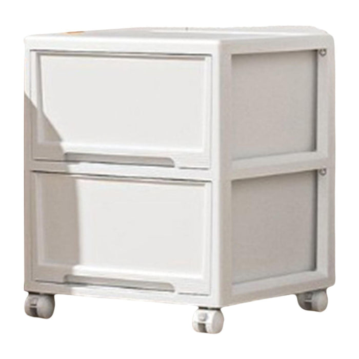 Storage Drawers with Wheels Multipurpose Storage Bin for Dorm Dresser Closet