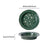 1PC Christmas Dinnerware Round Ceramic for Any Special Occasion Indoor Party Green Plate