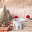 1PC Christmas Dinnerware Round Ceramic for Any Special Occasion Indoor Party White Mug