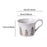 1PC Christmas Dinnerware Round Ceramic for Any Special Occasion Indoor Party White Mug