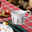 1PC Christmas Dinnerware Round Ceramic for Any Special Occasion Indoor Party White Mug