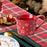 1PC Christmas Dinnerware Round Ceramic for Any Special Occasion Indoor Party Red Mug