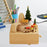 Wood Musical Box Play Melody Ornaments Handmade Music Box Music Box Figurine Train