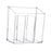 Wall Mounted Organizer Bins Toothbrush Holder for Dorms Countertop Apartment