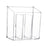 Wall Mounted Organizer Bins Toothbrush Holder for Dorms Countertop Apartment