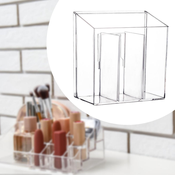 Wall Mounted Organizer Bins Toothbrush Holder for Dorms Countertop Apartment