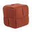 Square Footstool Non Slip Creative Footrest for Bedroom Playroom Living Room Orange