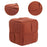 Square Footstool Non Slip Creative Footrest for Bedroom Playroom Living Room Orange