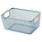 Organizer Bin Breathable Multifunctional Storage Bin Reusable Storage Basket 25cmx17cmx11cm