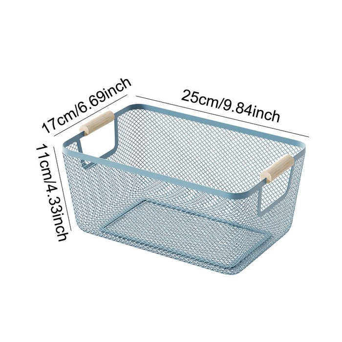 Organizer Bin Breathable Multifunctional Storage Bin Reusable Storage Basket 25cmx17cmx11cm