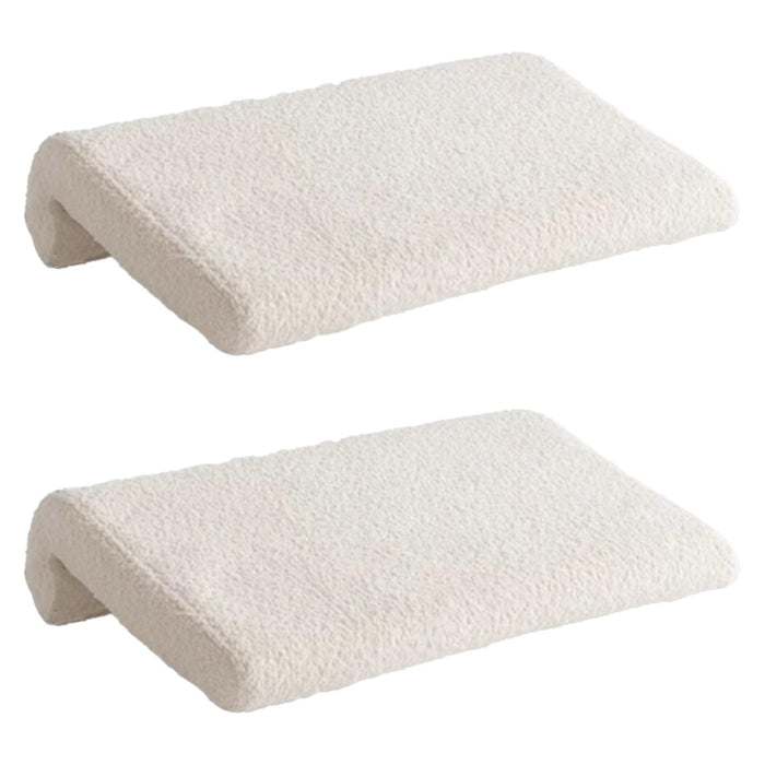 2x Bed Headboard Pillow Hanging Soft Backrest Pillow for Sitting in Bed Dorm Beige