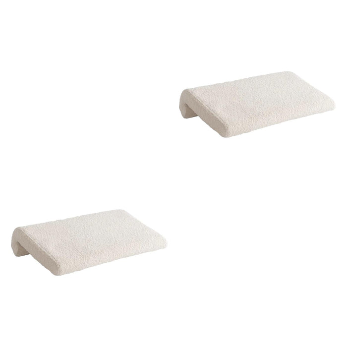 2x Bed Headboard Pillow Hanging Soft Backrest Pillow for Sitting in Bed Dorm Beige