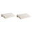 2x Bed Headboard Pillow Hanging Soft Backrest Pillow for Sitting in Bed Dorm Beige