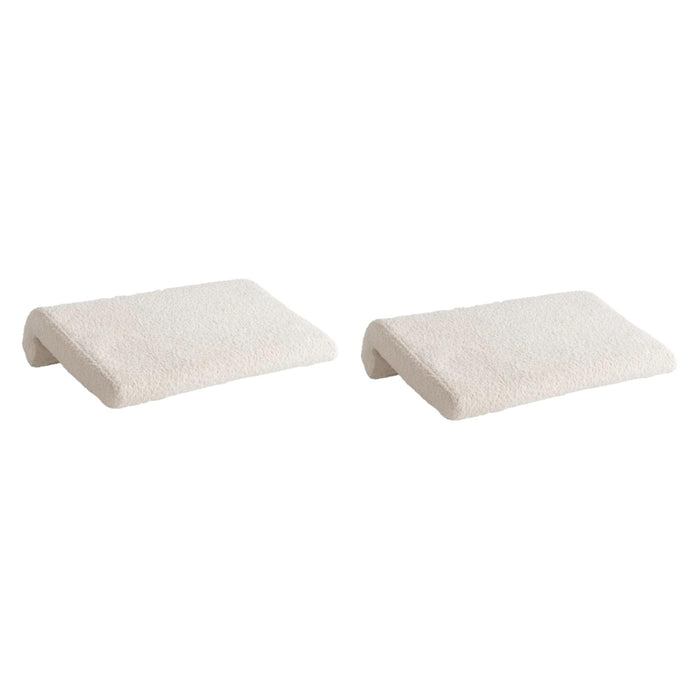 2x Bed Headboard Pillow Hanging Soft Backrest Pillow for Sitting in Bed Dorm Beige