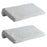 2x Bed Headboard Pillow Hanging Soft Backrest Pillow for Sitting in Bed Dorm Gray