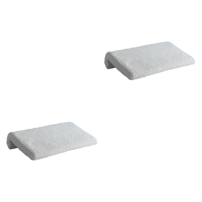 2x Bed Headboard Pillow Hanging Soft Backrest Pillow for Sitting in Bed Dorm Gray