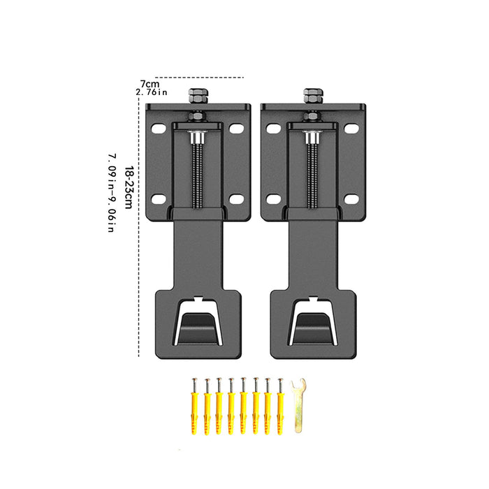 2x Range Hood Hanging Plates Part Hanging Brackets for Hotel Home Restaurant