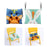 2x Chair Pads for Dining Chairs Soft Seat Cushion for Kitchen Garden Bedroom Bunny and Deer