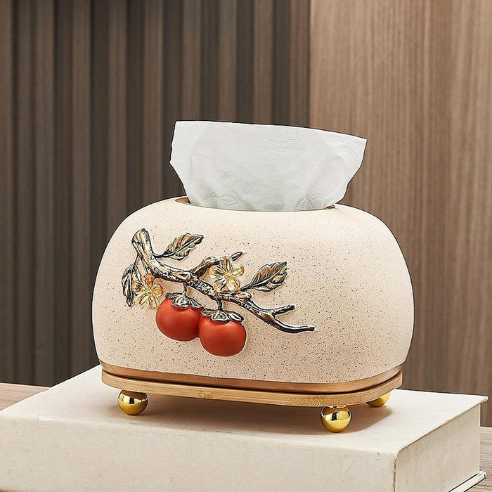 Tissue Box Cover Decorative Organizer Paper Box for Home Countertop Bathroom