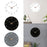 Wall Clock 12 inch Home Decor Round Decorative Clock for Living Room Bedroom White