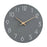 Wall Clock 12 inch Home Decor Round Decorative Clock for Living Room Bedroom Grey