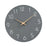 Wall Clock 12 inch Home Decor Round Decorative Clock for Living Room Bedroom Grey