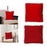 Velvet Pillow Cover Multifunctional Throw Pillow Cover for Bedroom Car Couch Red