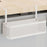 Under Desk Storage Organizer Supplies Hanging Bin for Kitchen Cabinet Office White