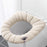 Toilet Seat Cover Comfortable Reusable Seat Cushion for Cafe Hotel Farmhouse Beige