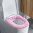 Toilet Seat Cover Comfortable Reusable Seat Cushion for Cafe Hotel Farmhouse Pink