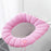 Toilet Seat Cover Comfortable Reusable Seat Cushion for Cafe Hotel Farmhouse Pink