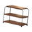 Table Shelf with Caster Bookshelf Desktop Shelf for Office Dresser Apartment