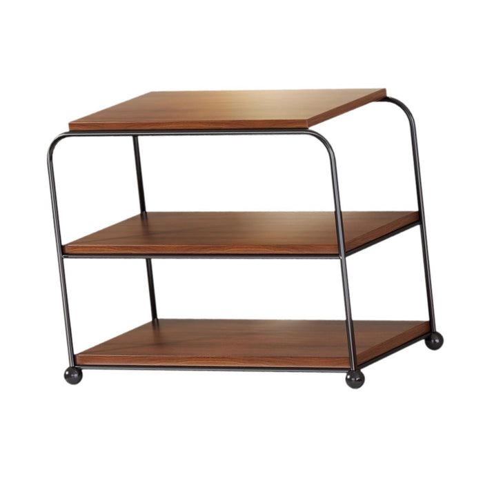 Table Shelf with Caster Bookshelf Desktop Shelf for Office Dresser Apartment