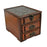 Wood Jewelry Box Container Jewelry Display Case for Earrings Cufflinks Rings