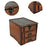 Wood Jewelry Box Container Jewelry Display Case for Earrings Cufflinks Rings