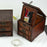 Wood Jewelry Box Container Jewelry Display Case for Earrings Cufflinks Rings