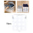 10 Pieces Tee Shirt Organizer Shirt Folder Stackable Wardrobe Stacking Board 35cmx29cmx5.8cm