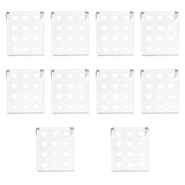 10 Pieces Tee Shirt Organizer Shirt Folder Stackable Wardrobe Stacking Board 43.5cmx36cmx8.7cm