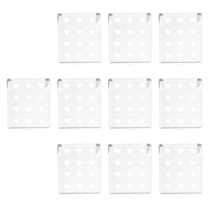 10 Pieces Tee Shirt Organizer Shirt Folder Stackable Wardrobe Stacking Board 43.5cmx36cmx8.7cm