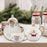 Tea Pot with Tea Cup and Saucer Gift Espresso Latte Mug for Milks Cappuccino White