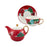 Tea Pot with Tea Cup and Saucer Gift Espresso Latte Mug for Milks Cappuccino Red