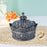 Jewelry Storage Box with Lid Creative Crown Design for Anniversary Gift Home Silver