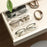 Wall Mounted Glasses Holder Rack Glasses Storage Box for Living Room Bedroom