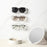 Wall Mounted Glasses Holder Rack Glasses Storage Box for Living Room Bedroom