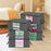 6 Pieces Clothes Storage Bag Foldable Bedding Bag for Coats Clothing Pillows 60L 55x35x32cm