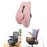 Lumbar Support Pillow Compact Seat Pillow for Home Long Sitting Office Chair Pink