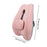 Lumbar Support Pillow Compact Seat Pillow for Home Long Sitting Office Chair Pink