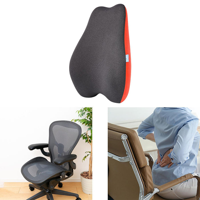 Lumbar Support Pillow for Office Practical for Living Room Office Chair Sofa Red